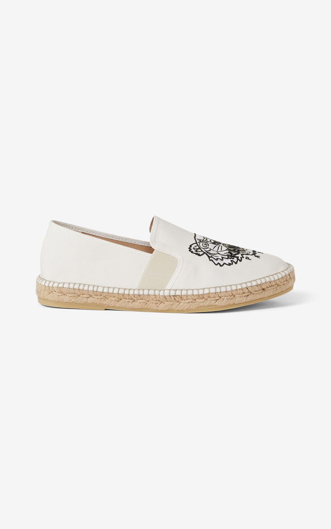 Kenzo Tiger elasticated Moška Espadrile Bela SI-9049944